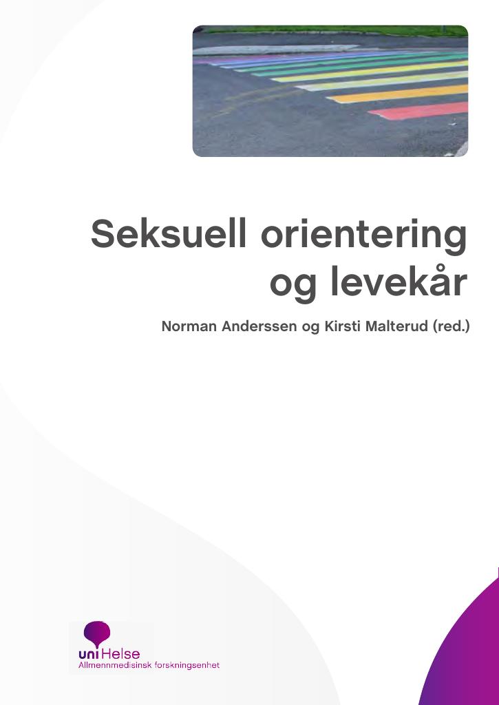 Forsiden av dokumentet Seksuell orientering og levekår
