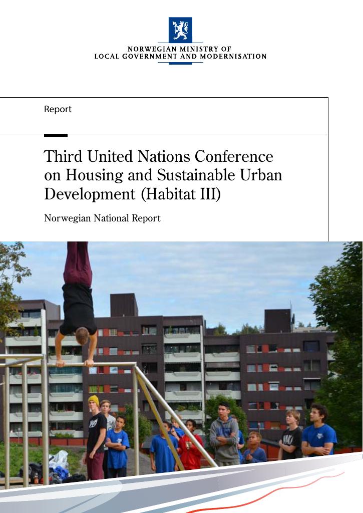 Forsiden av dokumentet Third United Nations Conference on Housing and Sustainable Urban Development (Habitat III)