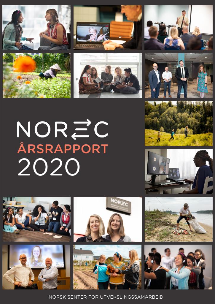 Forsiden av dokumentet Årsrapport NOREC 2020