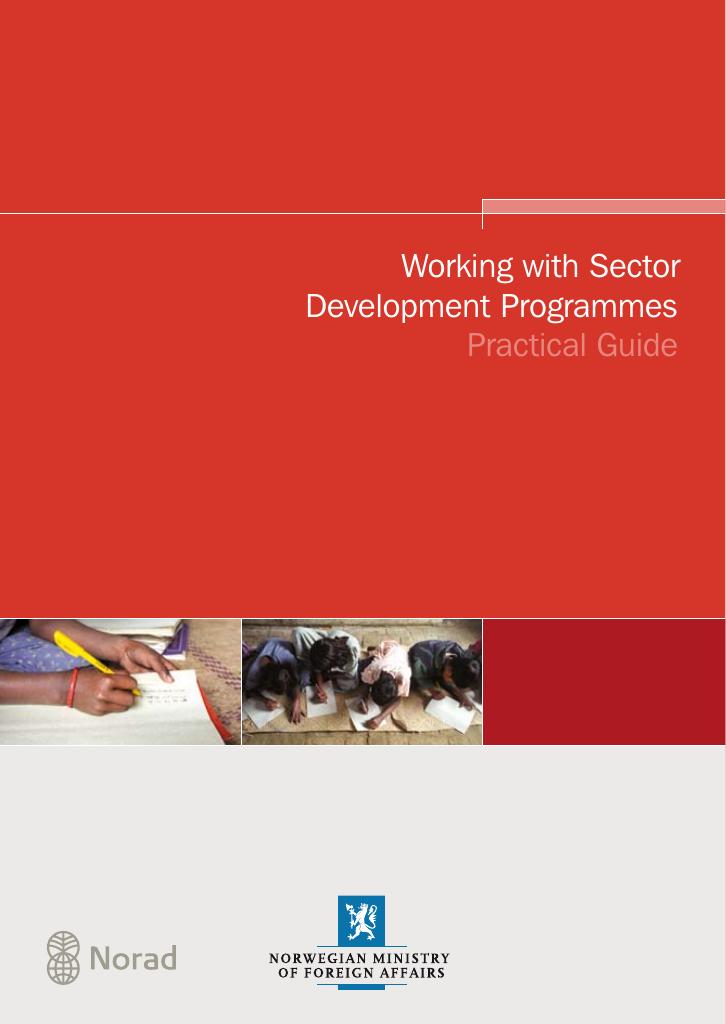 Forsiden av dokumentet Working with Sector Development Programmes : Practical Guide