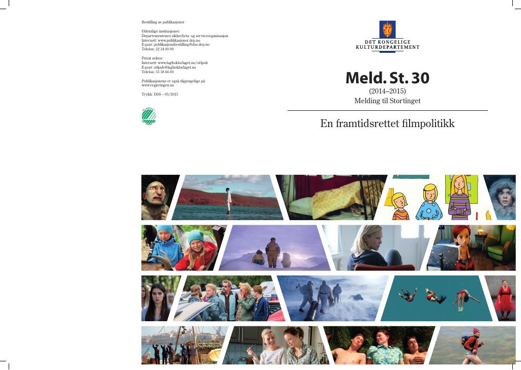 Forsiden av dokumentet Meld. St. 30 (2014–2015)