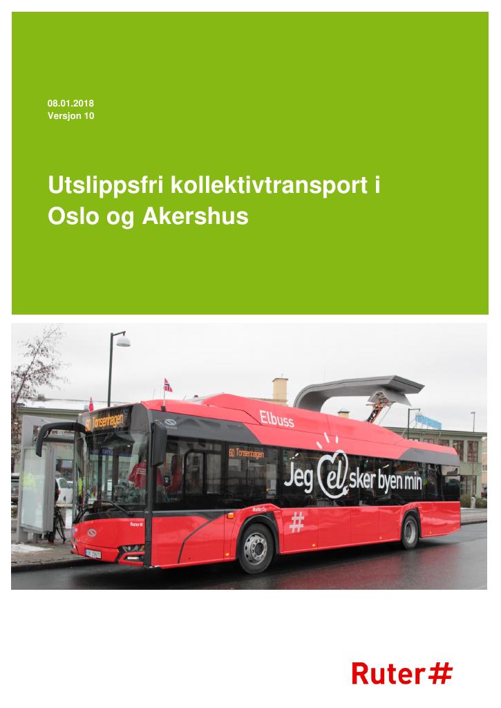 Forsiden av dokumentet Utslippsfri kollektivtransport i Oslo og Akershus