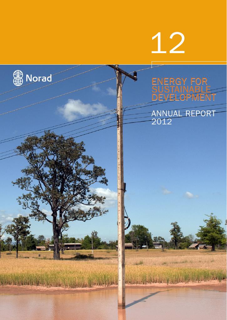 Forsiden av dokumentet Energy for Sustainable Development - Annual report 2012