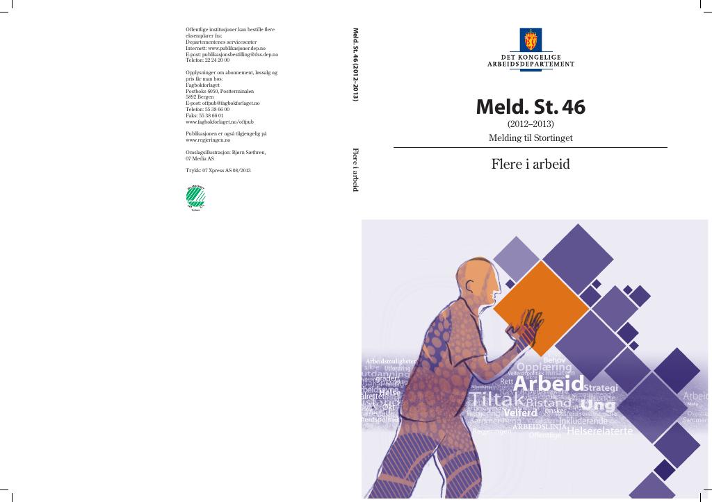 Forsiden av dokumentet Meld. St. 46 (2012–2013)