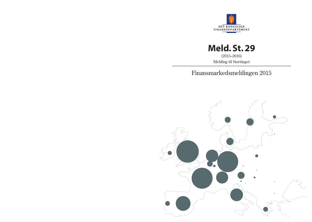 Forsiden av dokumentet Meld. St. 29 (2015–2016)