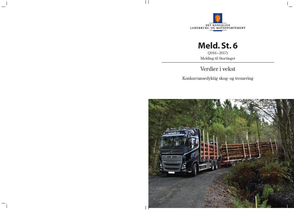 Forsiden av dokumentet Meld. St. 6 (2016–2017)