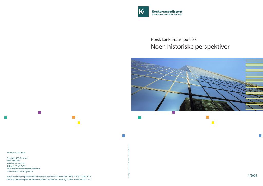 Forsiden av dokumentet Norsk konkurransepolitikk