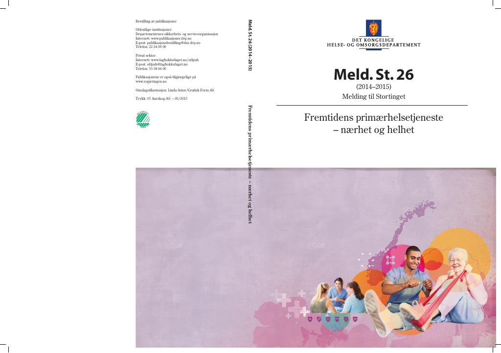 Forsiden av dokumentet Meld. St. 26 (2014-2015)