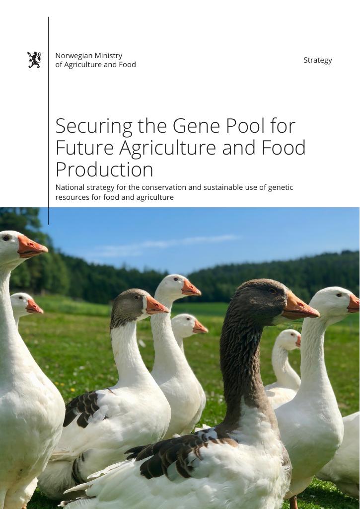 Forsiden av dokumentet Securing the Gene Pool for Future Agriculture and Food Production