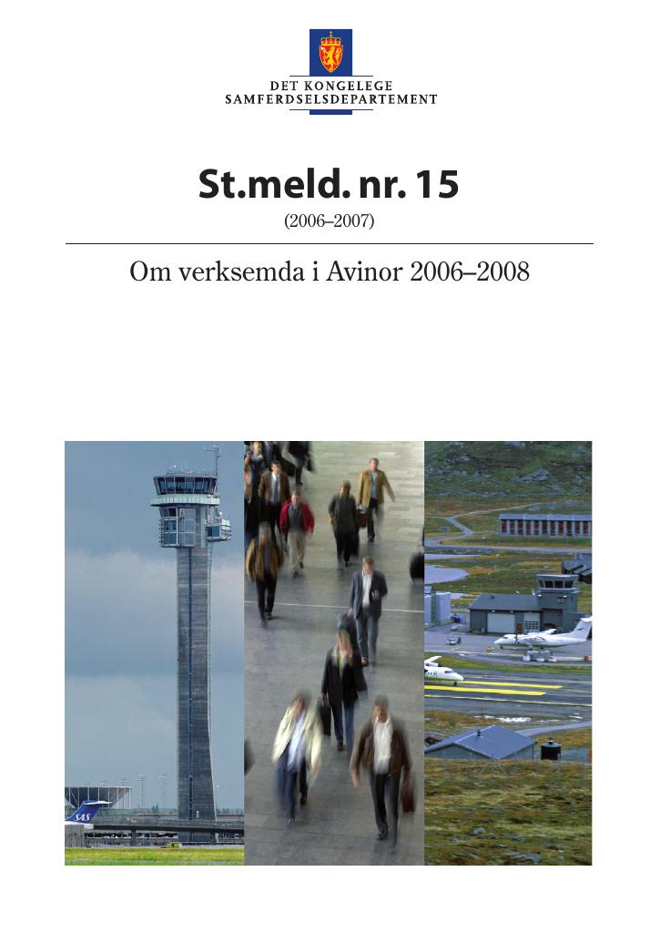 Forsiden av dokumentet St.meld. nr. 15 (2006-2007)