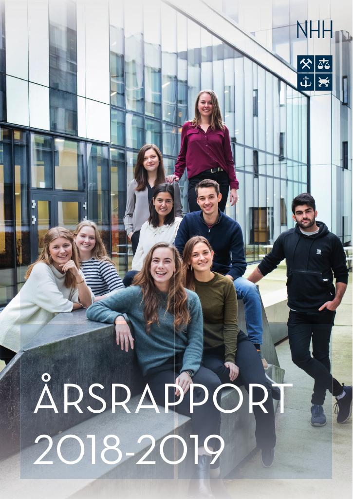 Forsiden av dokumentet Årsrapport Norges handelshøyskole 2018