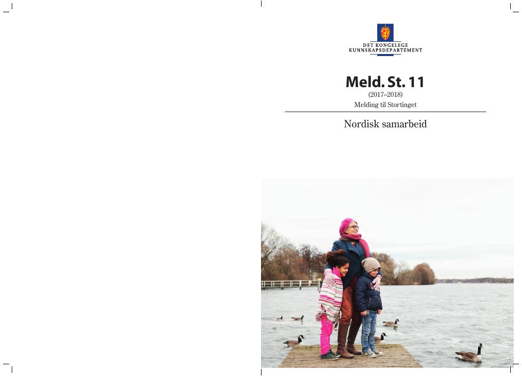 Forsiden av dokumentet Meld. St. 11 (2017–2018)