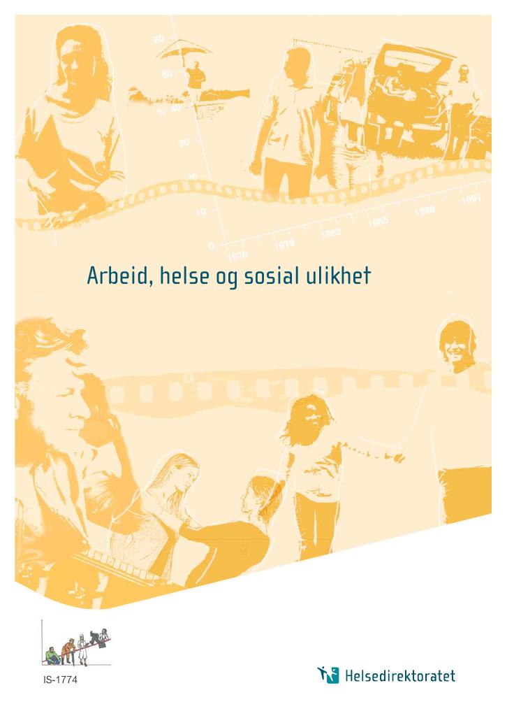 Arbeid, Helse Og Sosial Ulikhet - Kudos