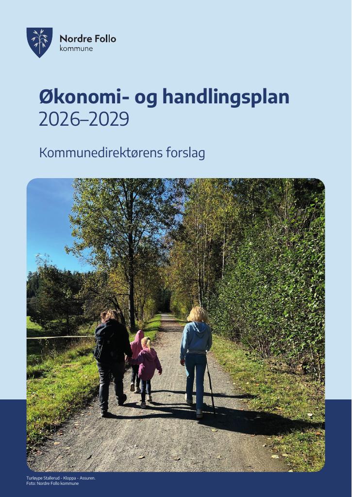 Forsiden av dokumentet Økonomi- og handlingsplan 2026–2029