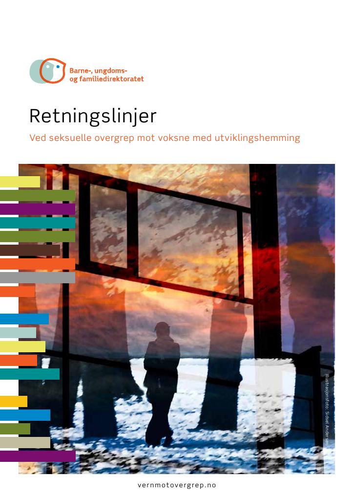 Forsiden av dokumentet Retningslinjer. 