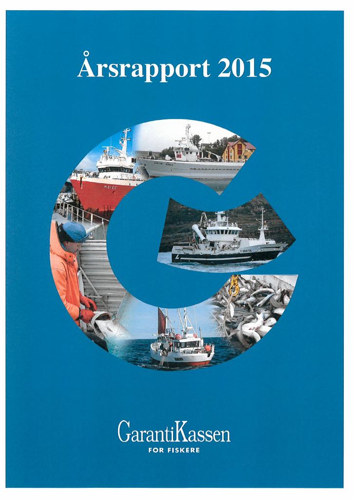Forsiden av dokumentet Årsrapport Garantikassen for fiskere 2015