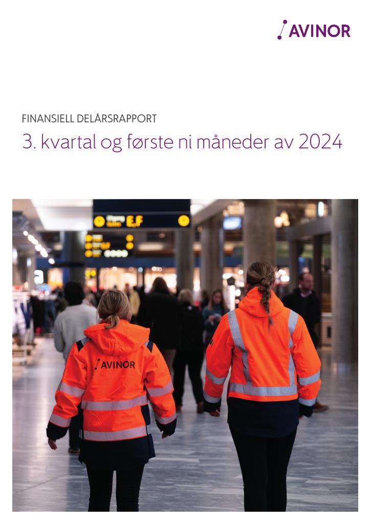 Forsiden av dokumentet FINANSIELL DELÅRSRAPPORT
3. kvartal og første ni måneder av 2024