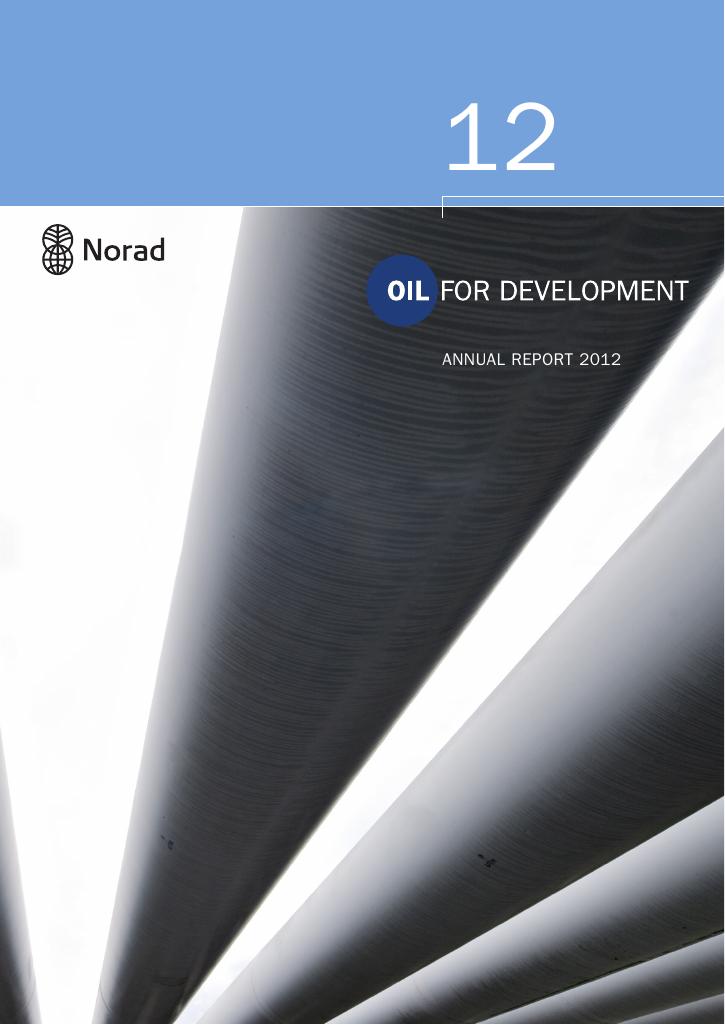 Forsiden av dokumentet Oil for Development - Annual report 2012