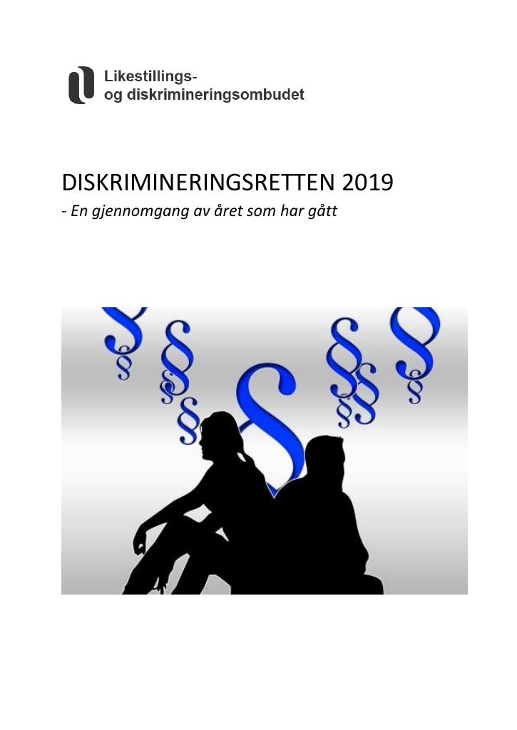 Forsiden av dokumentet Diskrimineringsretten 2019