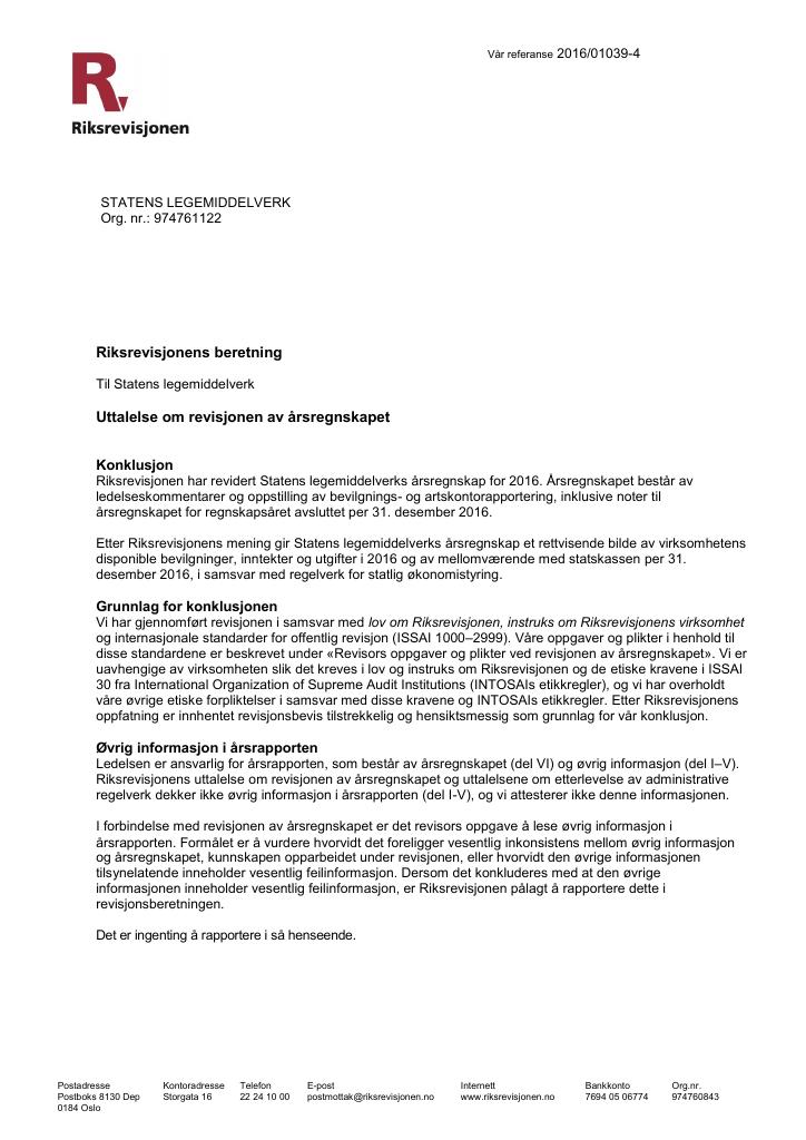 Forsiden av dokumentet Brev