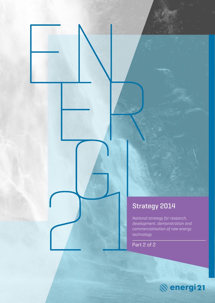 Forsiden av dokumentet Energi21 Strategy 2014