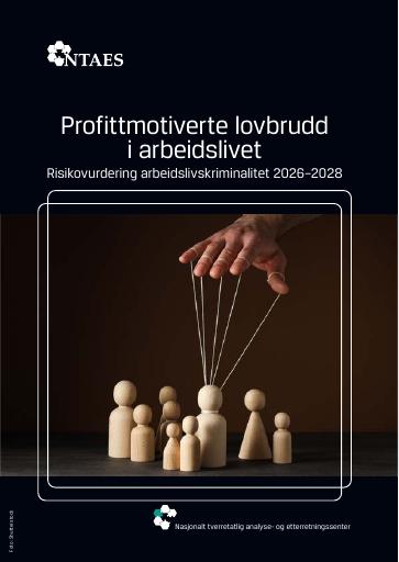 Forsiden av dokumentet Profittmotiverte lovbrudd i arbeidslivet