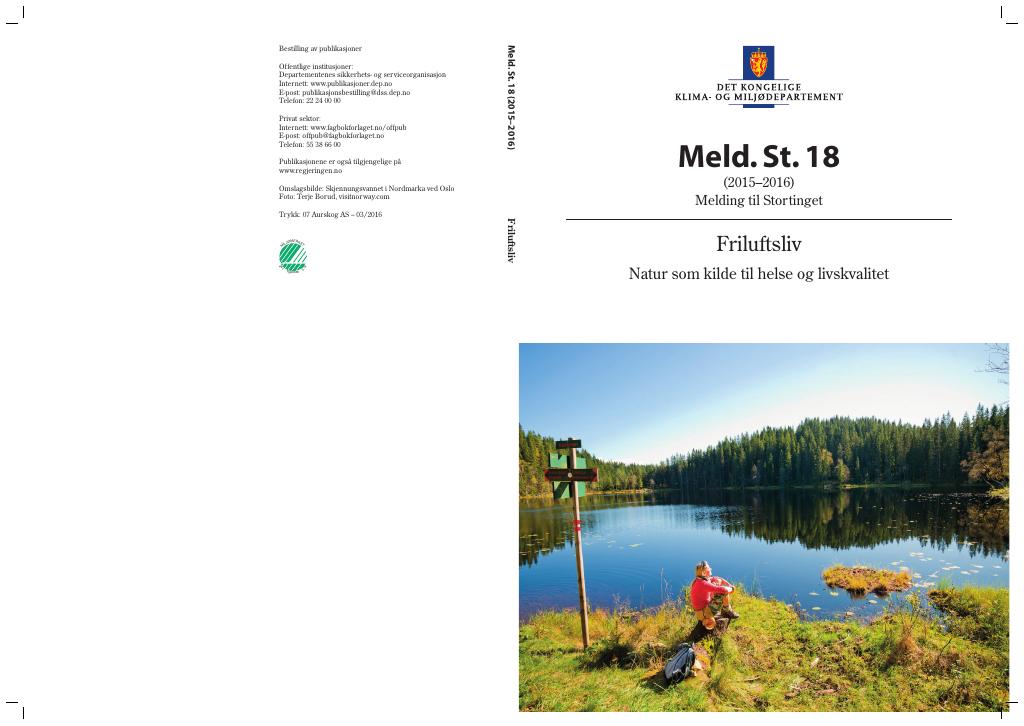 Forsiden av dokumentet Meld. St. 18 (2015–2016)