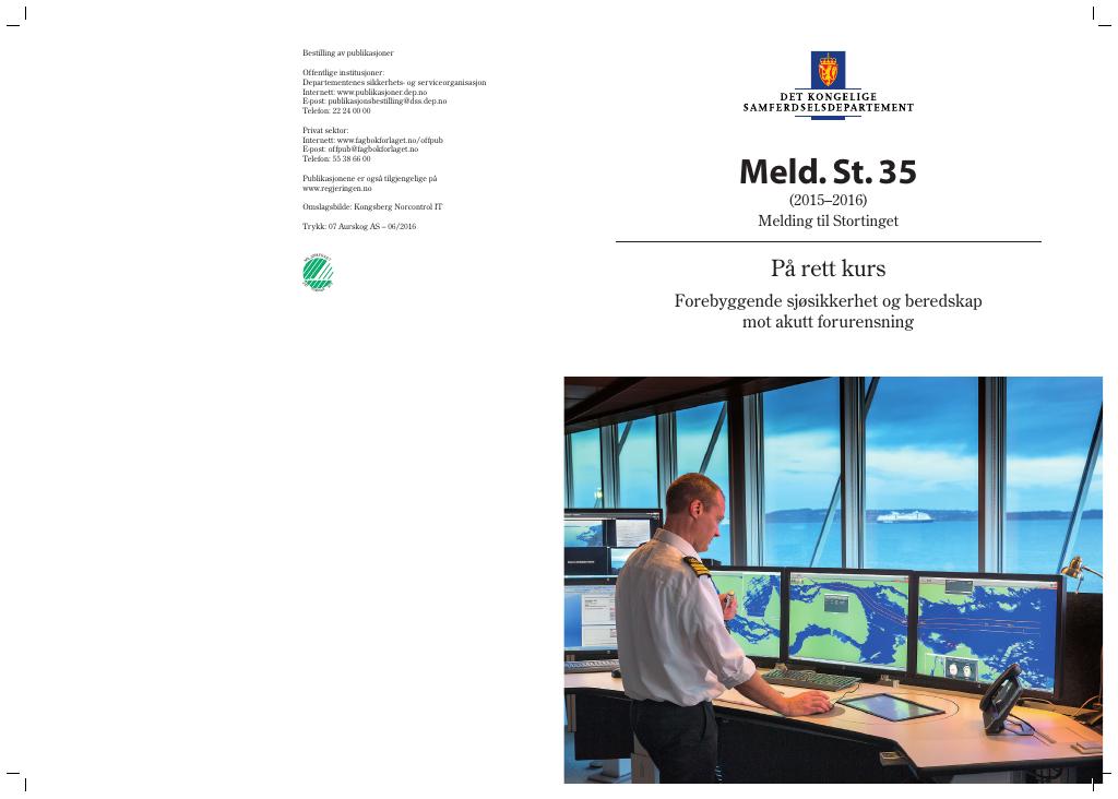 Forsiden av dokumentet Meld. St. 35 (2015–2016)