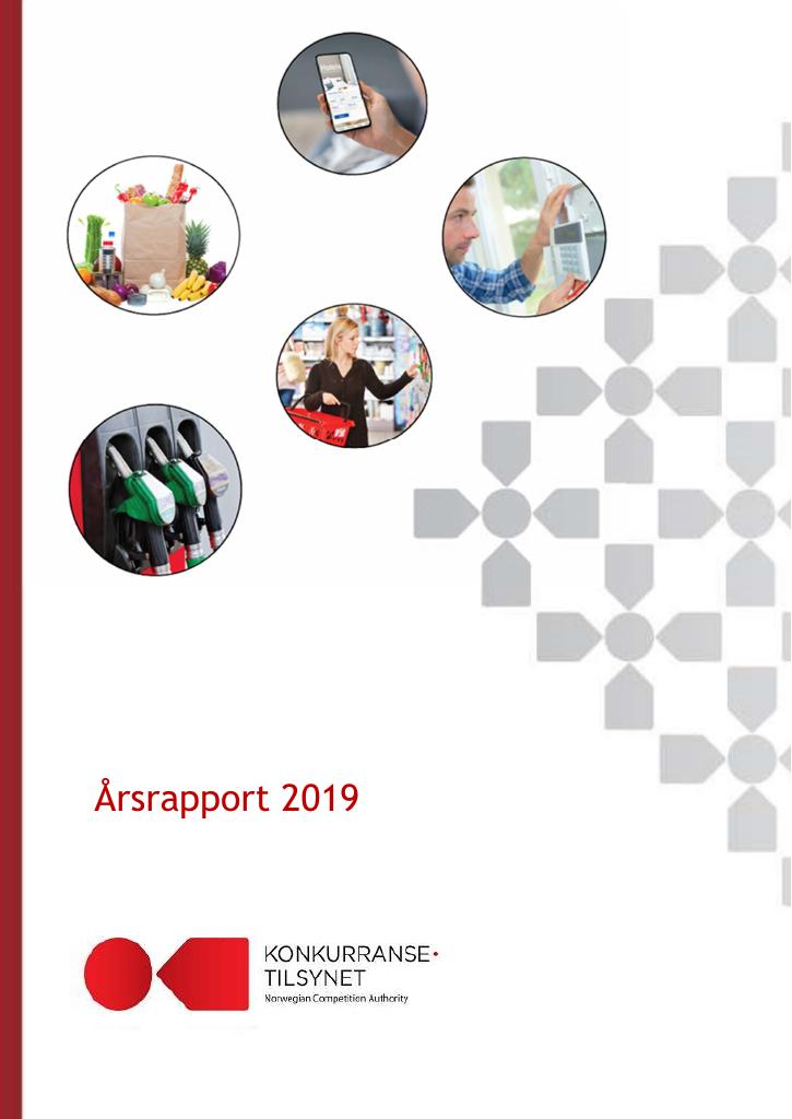 Forsiden av dokumentet Årsrapport Konkurransetilsynet 2019