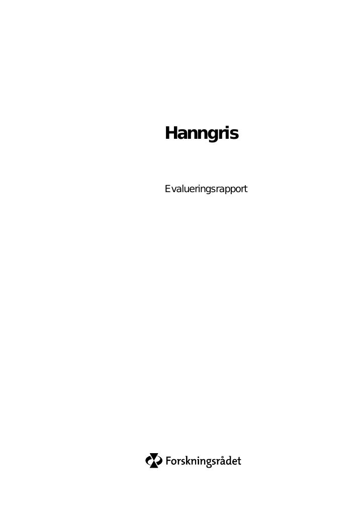 Forsiden av dokumentet Hanngris