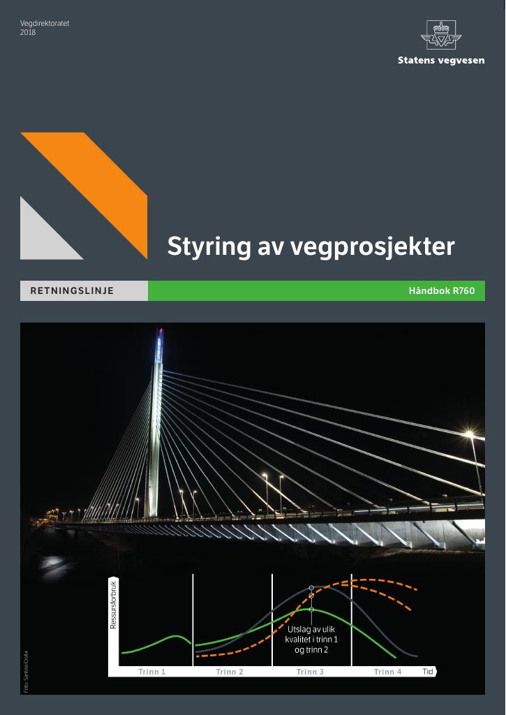 Forsiden av dokumentet Styring av vegprosjekter : [Håndbok R760]