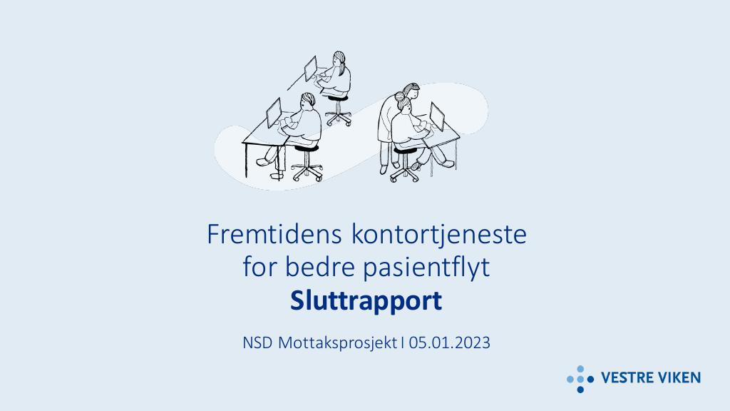 Forsiden av dokumentet Stimulab: Fremtidens kontortjeneste for bedre pasientflyt