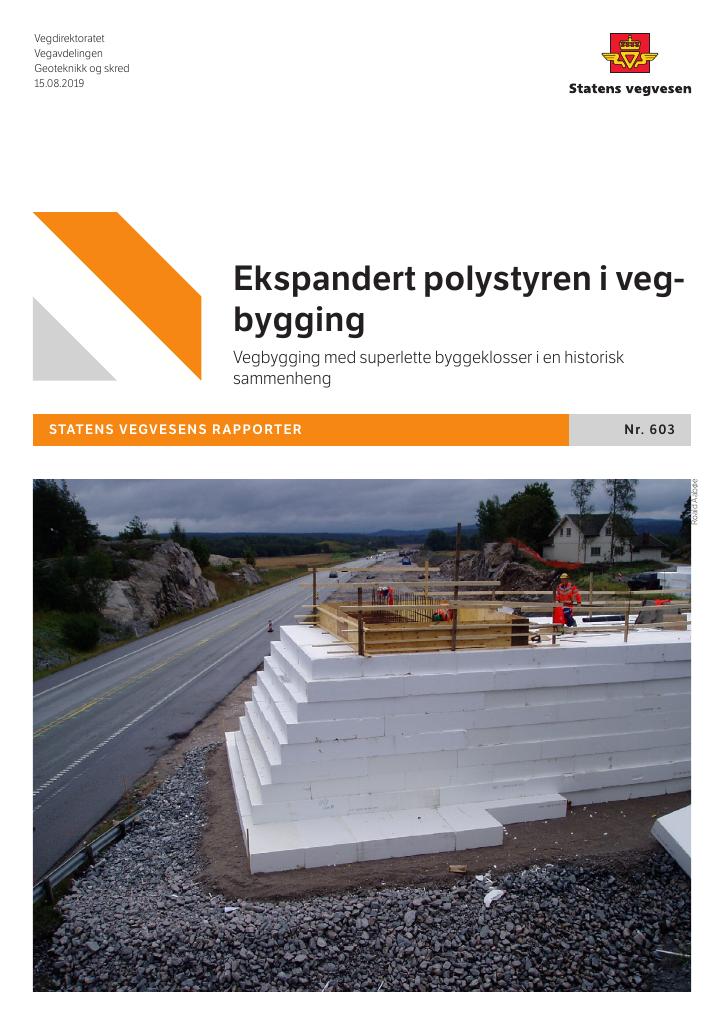 Forsiden av dokumentet Ekspandert polystyren i vegbygging