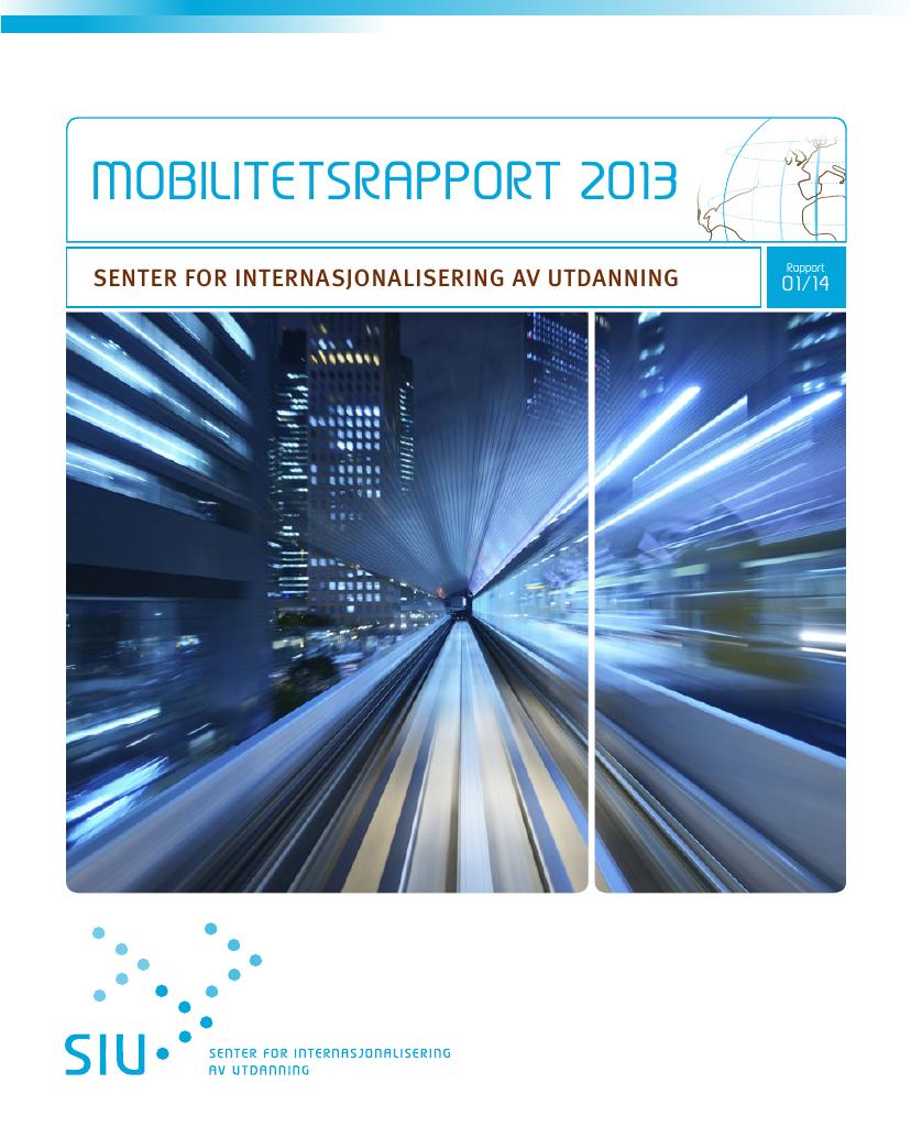 Forsiden av dokumentet Mobilitetsrapport 2013