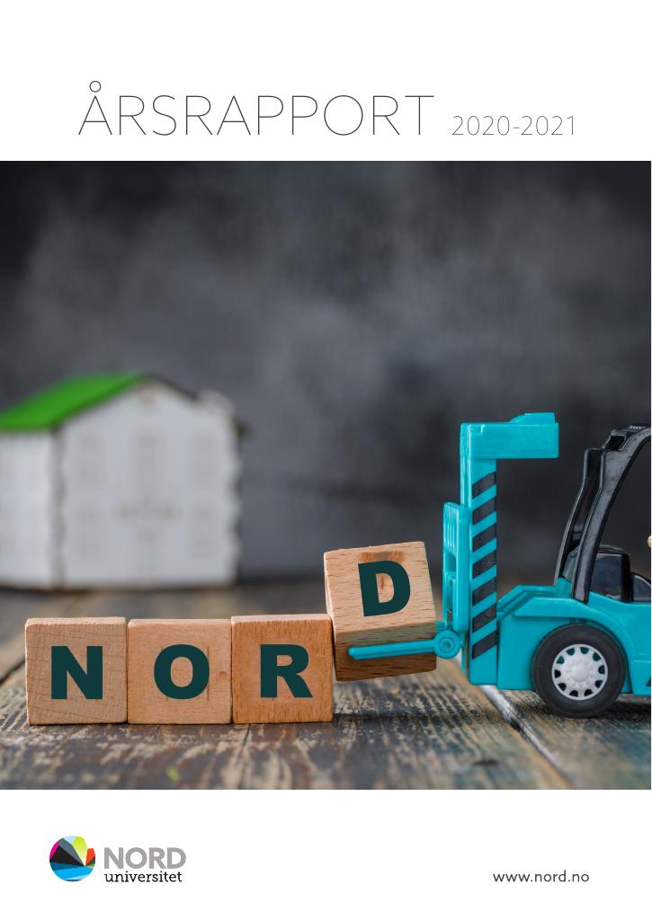 Forsiden av dokumentet Årsrapport Nord universitet 2020