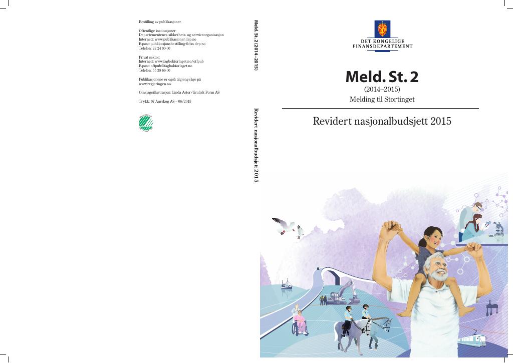 Forsiden av dokumentet Meld. St. 2 (2014–2015)