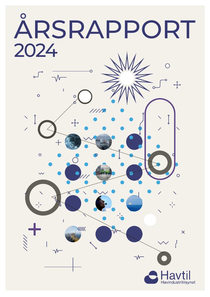 Forsiden av dokumentet Årsrapport Havindustritilsynet 2024
