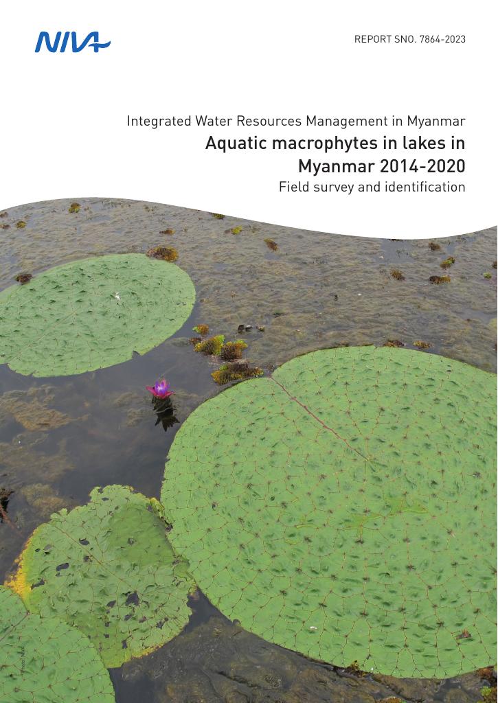Forsiden av dokumentet Integrated Water Resources Management in Myanmar Aquatic macrophytes in lakes in Myanmar 2014-2020 : Field survey and identification