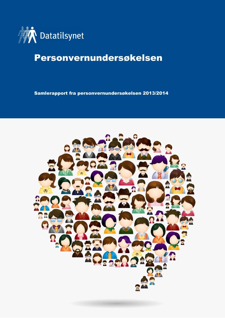 Forsiden av dokumentet Personvernundersøkelsen