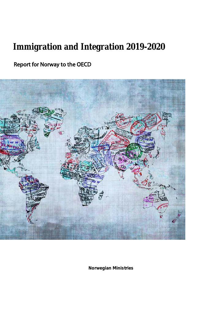Forsiden av dokumentet Innvandring og integrering 2019–2020