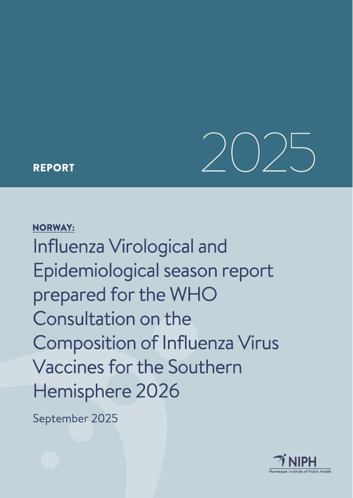 Forsiden av dokumentet The 2024/2025 influenza season, Norway