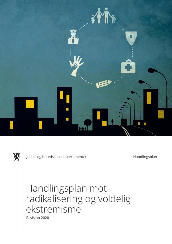 Forsiden av dokumentet Handlingsplan mot radikalisering og voldelig ekstremisme