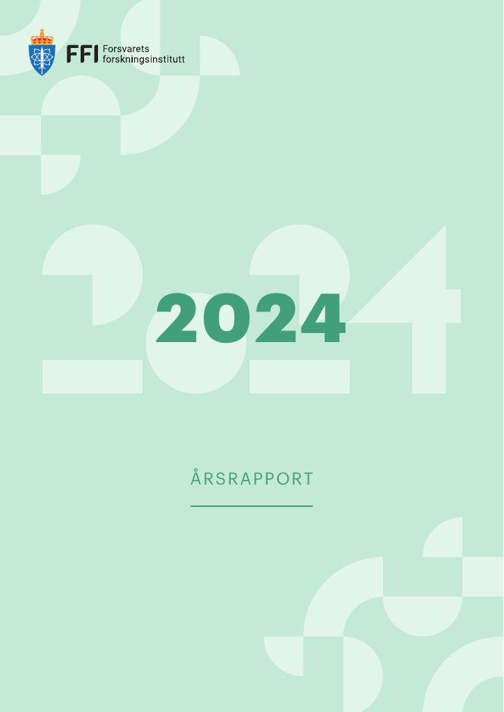 Forsiden av dokumentet Årsrapport FFI 2024