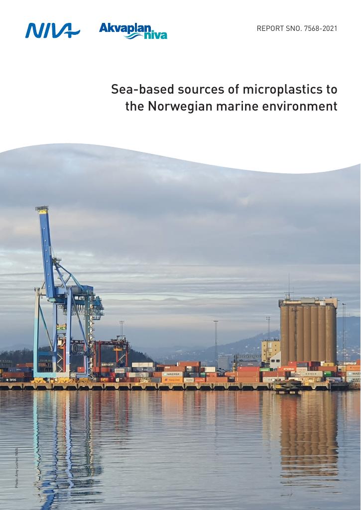 Forsiden av dokumentet Sea-based sources of microplastics to the Norwegian marine environment