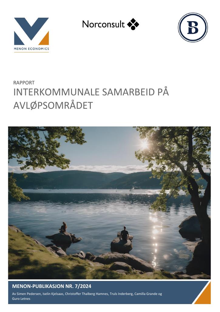 Forsiden av dokumentet Interkommunale samarbeid på avløpsområde : M-2731