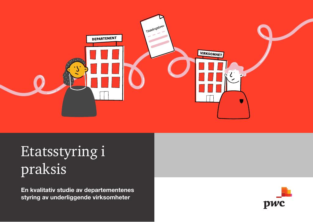 Forsiden av dokumentet Etatsstyring i praksis