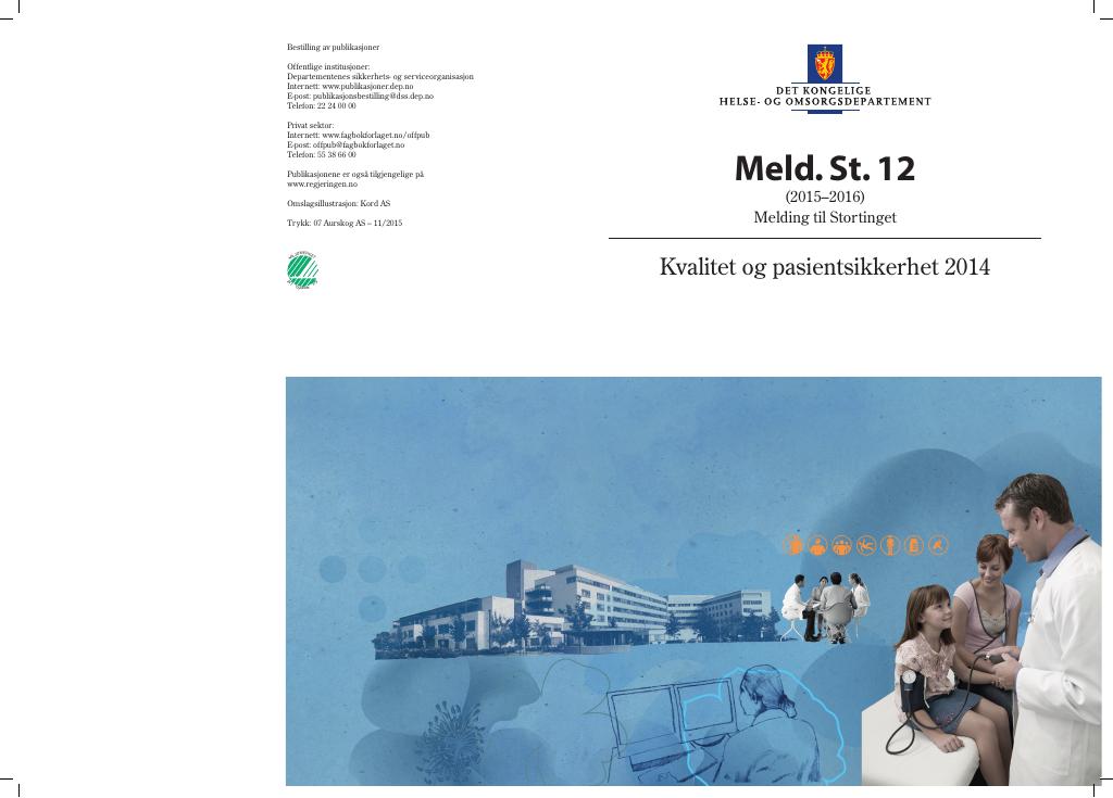 Forsiden av dokumentet Meld. St. 12 (2015–2016)