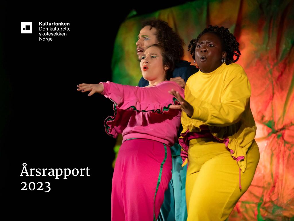 Forsiden av dokumentet Årsrapport Kulturtanken 2023
