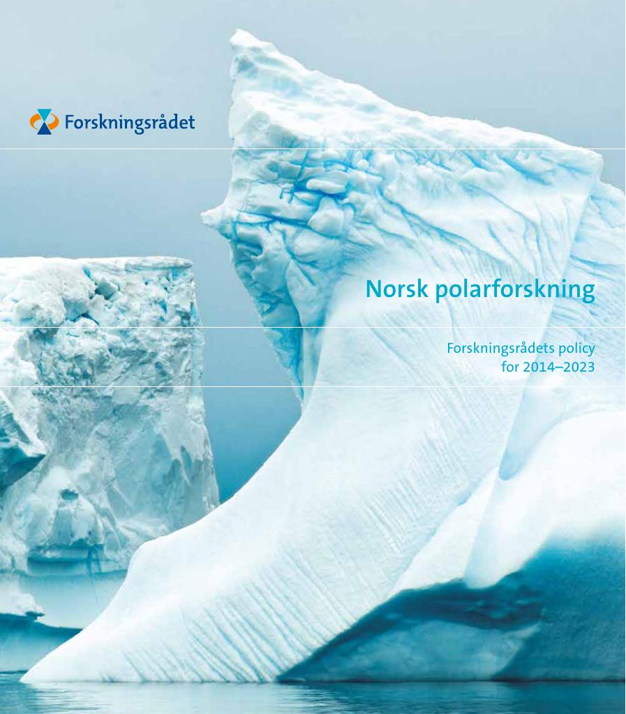 Forsiden av dokumentet Norsk polarforskning