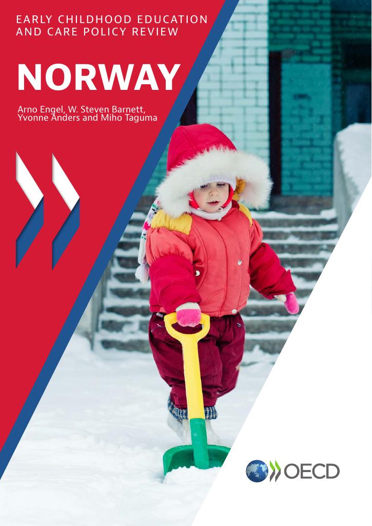 Forsiden av dokumentet OECD - rapport om Norges barnehagepolitikk 2015